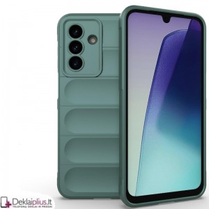Magic Shield guminis dėklas - žalias (Samsung Galaxy A17/A18)